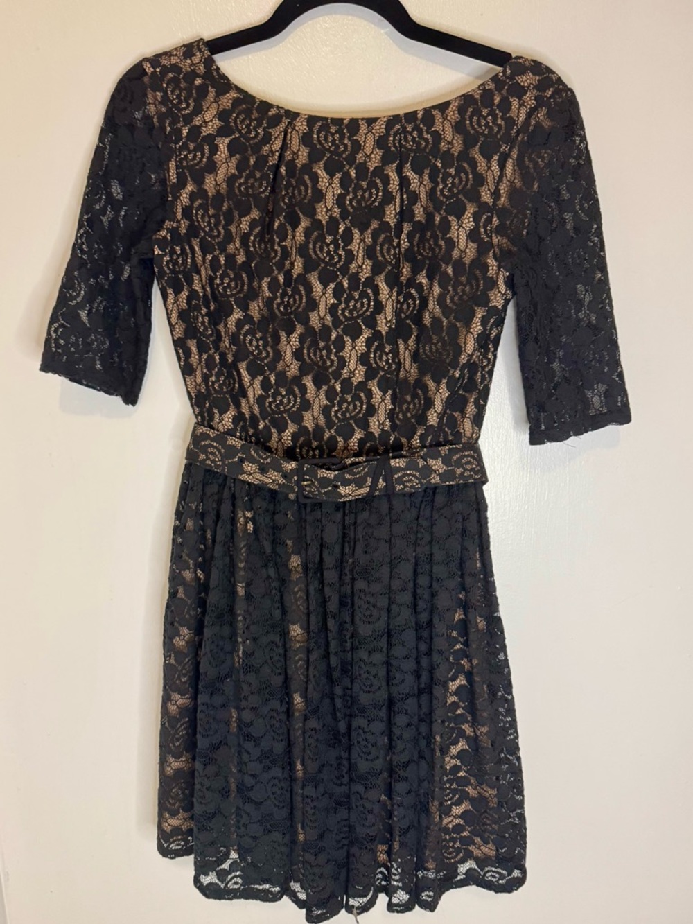 Rachel Zoe Black Lace Mini Dress